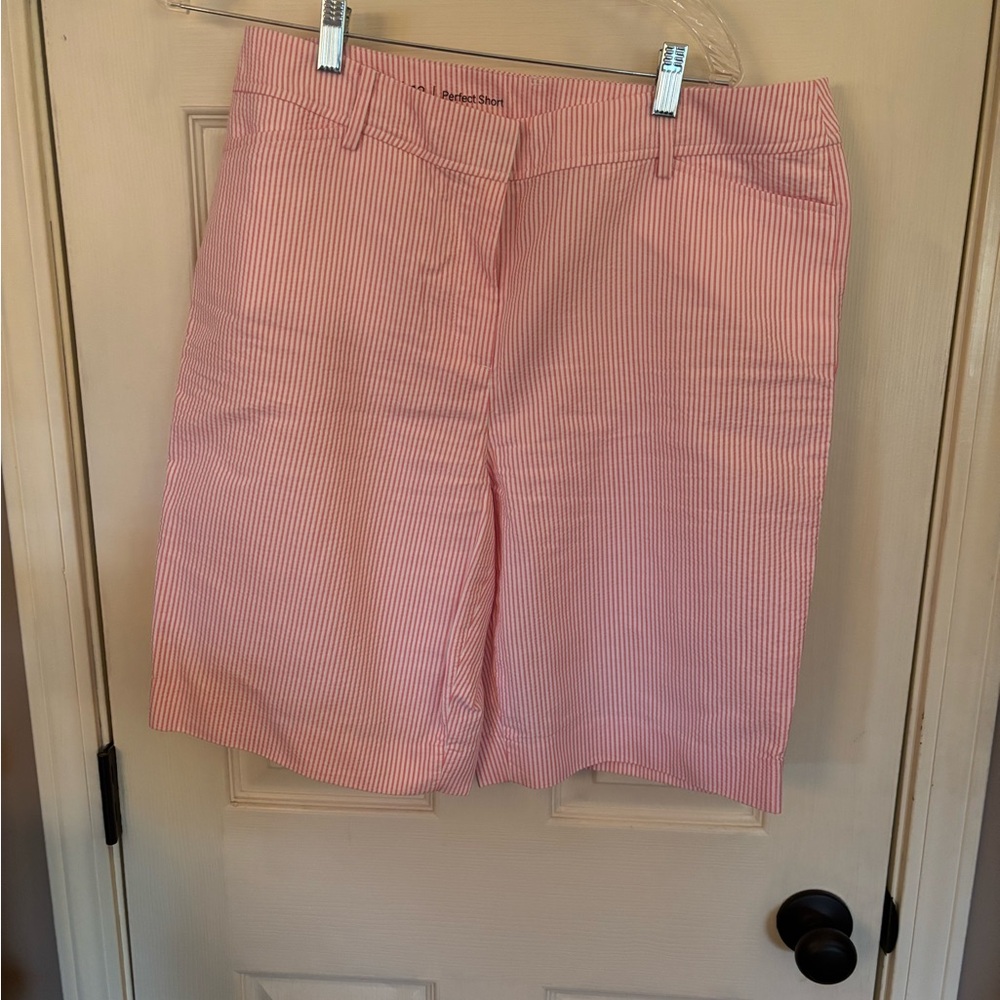 Pink Striped Women's Shorts
